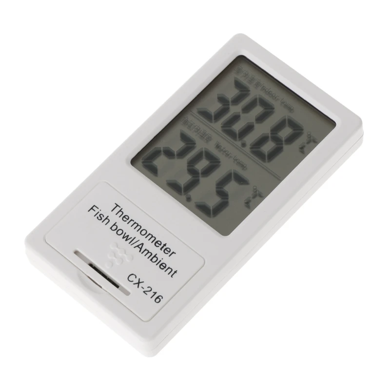 Горячая аквариумный термометр ЖК-дисплей цифровой температуры для внутреннего и рыбного бака воды
