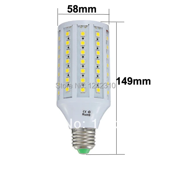 Бесплатная доставка Ультра яркий 20 Вт 220 В E27 86LED 5050 SMD кукурузная лампа