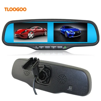 

Dual screen car monitor OEM Mirror monitor 4.3inch brightness adjustment 4AV with Special bracket For TOYOTA NISSAN