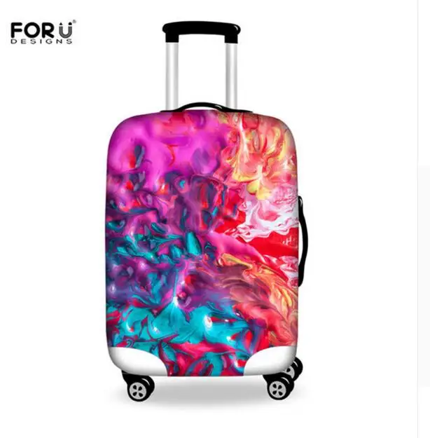 HE0012 FORUDESIGNS/Новая модная Защитная крышка для чемодана до 18-30 чемодана, эластичные Чехлы, пылезащитные водонепроницаемые чехлы для путешествий, аксессуары, чехлы - Цвет: HE0012
