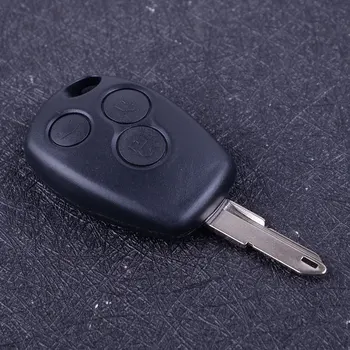 

DWCX Auto 3Button Lock Open Trunk Smart Remote Key Fob Shell Case Cover Black Car Styling Fit For Nissan Primastar Replacement