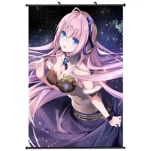 Vocaloid Luka megourine японский аниме домашний Декор настенный прокрутка плакат Новый 02 |