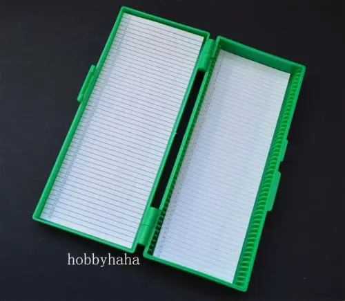 

3pcs Microscope Slides Box Slide Storage Holds 50 Slides color randomly