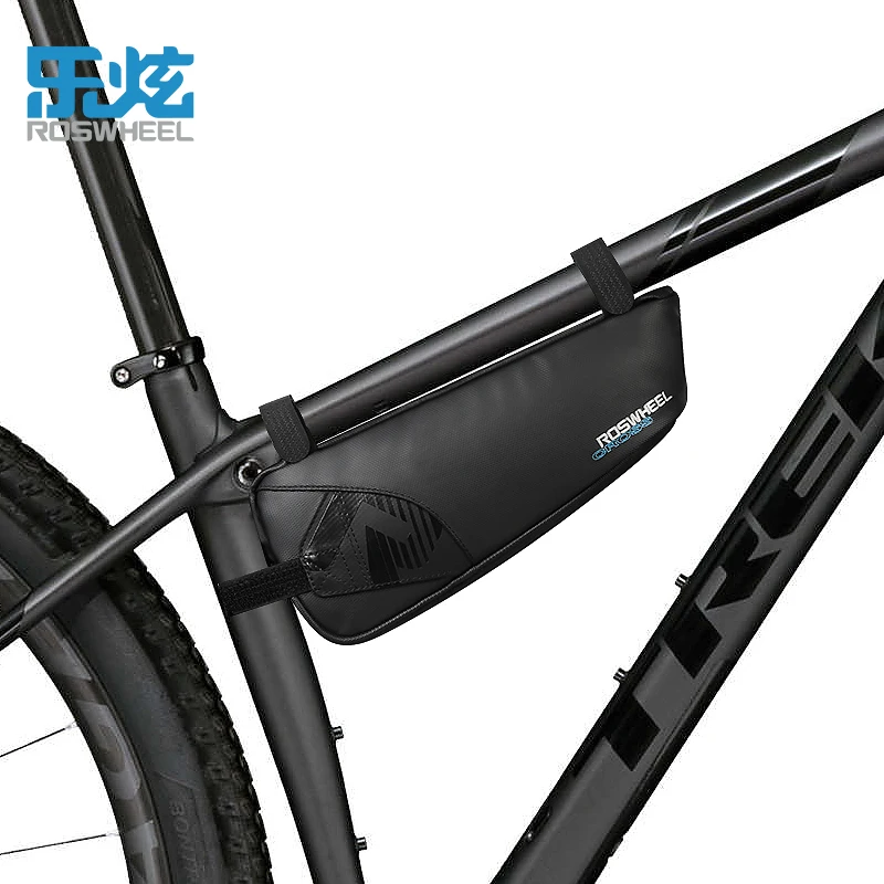 

ROSWHEEL CROSS series cycling bike bicycle triangle frame bag accessories waterproof 1.1L capacity 1680D nylon