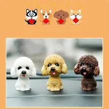 Кивая собака забавные качающиеся головы игрушки милые куклы-щенки Автомобильные украшения домашний Авто Декор интерьера автомобиля игрушки для приборной панели# D
