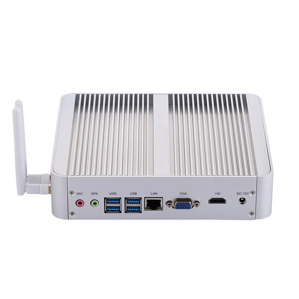 

Fanless Mini PC,Intel Quad Core I3 7100U,I5 7200U,I7 5550U Windows 10/Ubuntu,[HUNSN BM07],(WiFi/1VGA/1HDMI/4USB3.0/4USB2.0/1LAN)