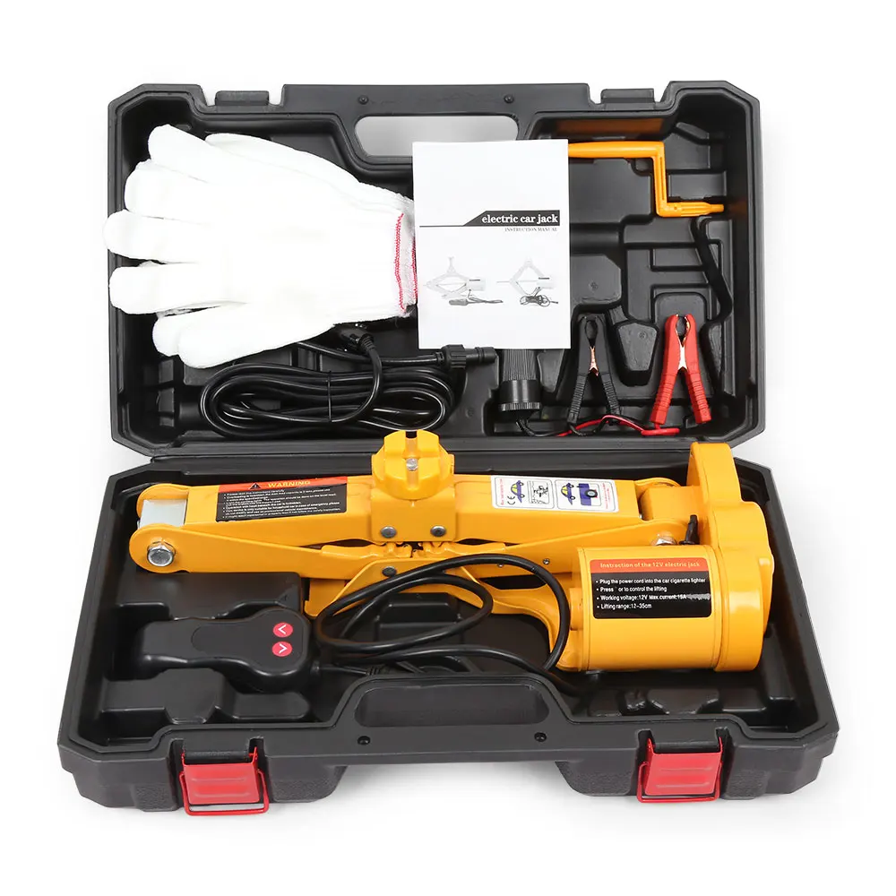 Multifunctional 12V Super Motor Auto Electric Hydraulic Jack Car Lift Tire Repair Tool One Key Operation Max 350mm Lift Height Multifunctional 12V Super Motor Auto Electric Hydraulic Jack Car Lift Tire Repair Tool One Key Operation Max 350mm Lift Height