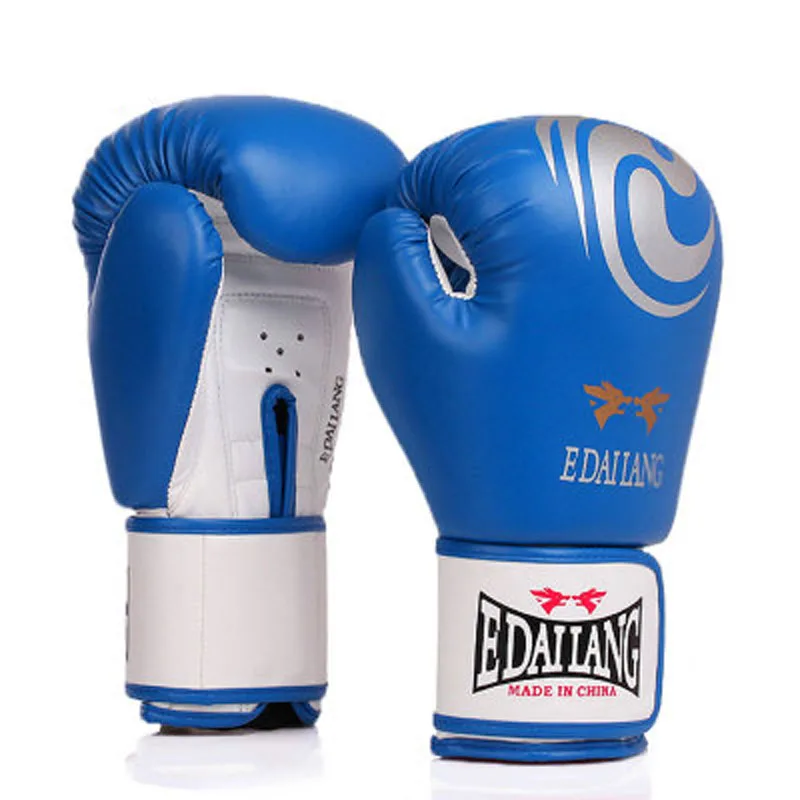 

Adults Men Boxing Gloves MMA Muay Thai Karate Punch Training Mitts Kickboxing Guantes De Boxeo Equipment 2018 DCO