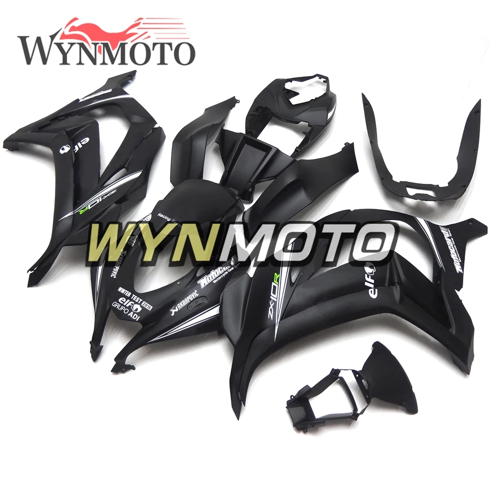 

Complete Fairings For Kawasaki ZX-10R ZX10R 2016-2017 16 17 Year Injection ABS Plastics Body Kits Matte Black Cowlings Cover New