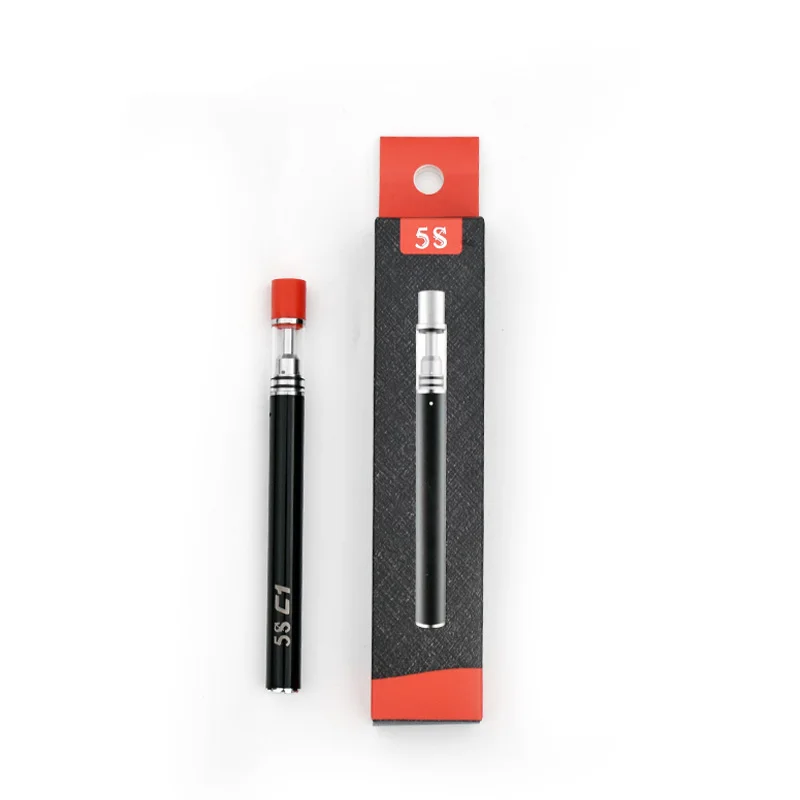 30pcs/lot Mjtech 5S C Disposable E-Cigarettes Vape pen 320mah battery 0.3/0.5ml ceramic coil Tank CBD vape pen Vaporizer