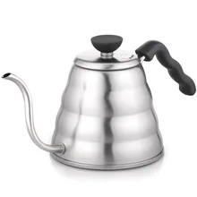 1 stück 1.2L Hario V60 Tee und Kaffee Tropf Wasserkocher topf edelstahl schwanenhals auslauf wasserkocher für Barista VKB-120HSV