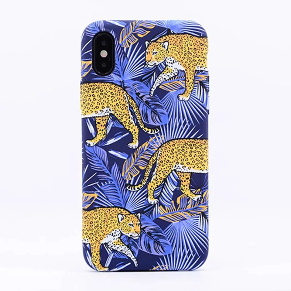 Царь зверей рисунком для iPhone 7 8 Plus X 6 6S животных тигра чехол телефона