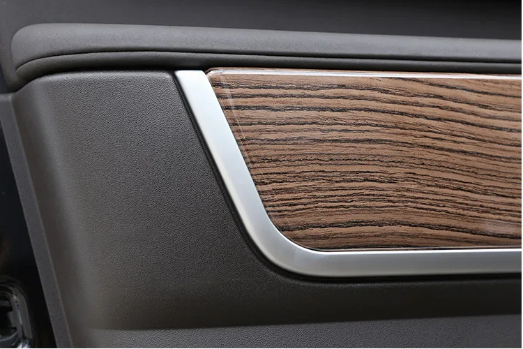 Пески древесины Стиль салона дверь украшения Панель чехол накладка для Land Rover Discovery 5 2017 Запчасти для авто автозапчасти
