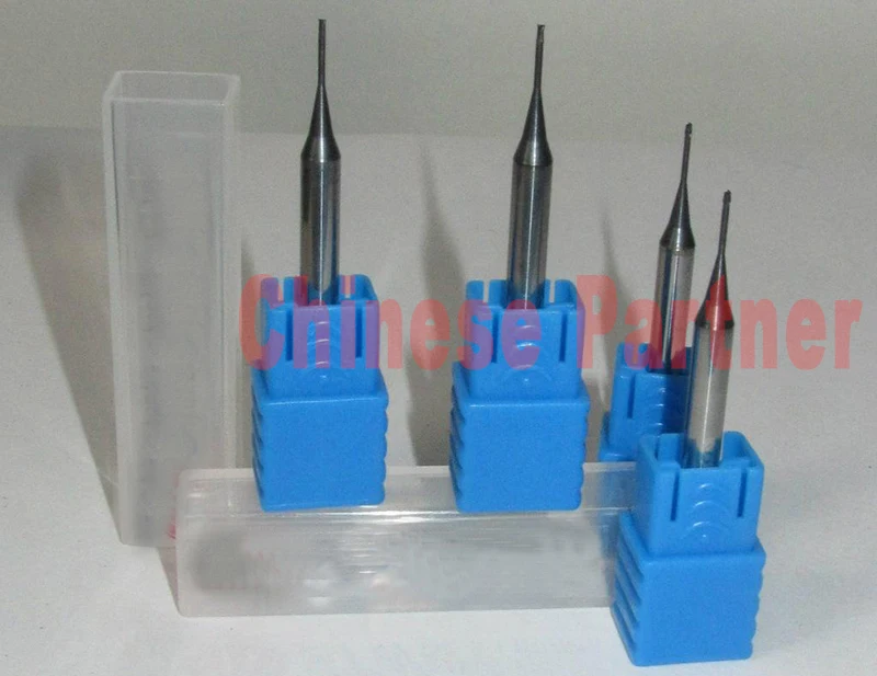 

Free shipping- 5pcs 2.5mm hrc55 D2.5*3.7*12*D4*50 2 Flutes Carbide long neck flat endmill micro milling tools CNC router bits