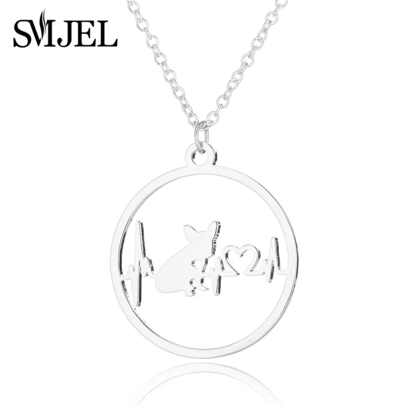 SMJEL, мультяшное ожерелье с подвеской для собак, для женщин, модное, немецкая овчарка, ювелирное изделие, сердцебиение, лапа, чокер, ожерелье, цепочка для детей
