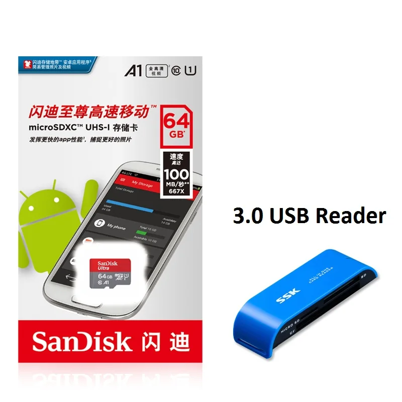 Лучший SanDisk micro sd 128 ГБ 64 ГБ 32 ГБ 16 ГБ 200 ГБ TF usb флэш карты памяти microsd class10 оригинальный продукт Бесплатная доставка