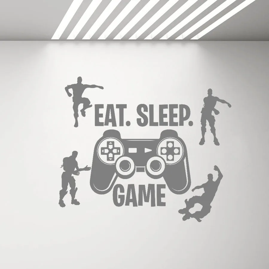 Виниловые наклейки на стену для видеоигр Ps4 Gamer спальни украшения дома гостиной