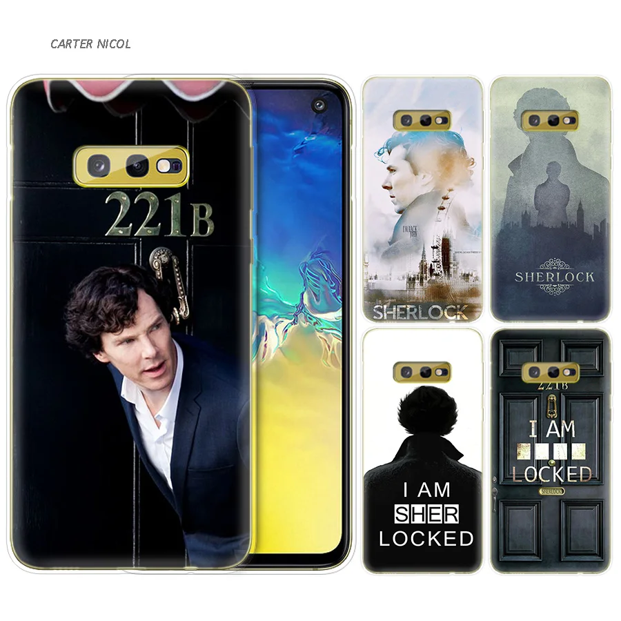 

Silicone Case for Samsung Galaxy S10 S10e S8 S9 J4 J6 A6 A8 Plus 5G M30 M20 M10 A50 A30 A10 Cover 221B Sherlock Benedict