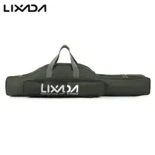 Lixada сумка для рыбалки, портативная складная рыболовная удочка, сумка для катушки, рыболовная удочка, 100 см/130 см/150 см, дорожная сумка для хранения