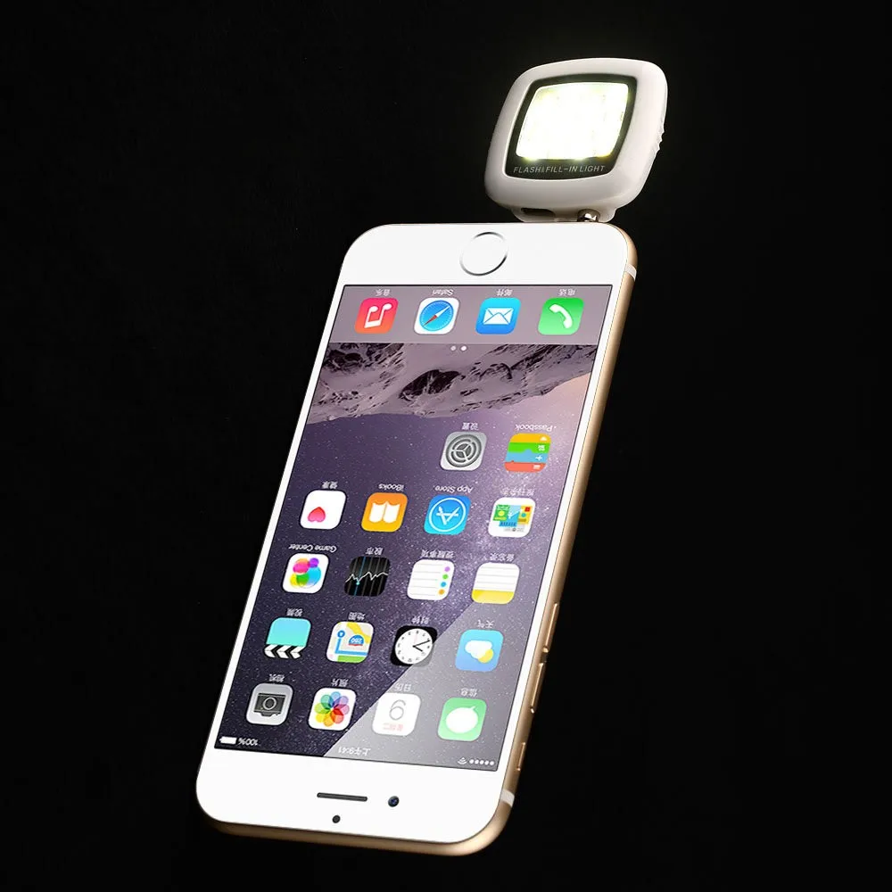 

Dinto 3.5mm Earphone Jack 16 LED flash light smartphone Photography Selfie led Spotlight for iPhone and Android Devices