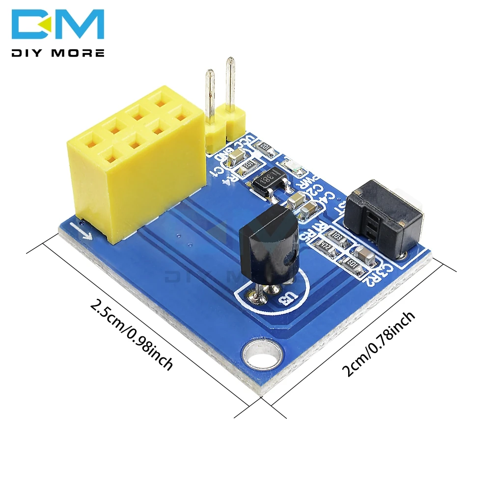 Buy Esp01/esp01s Esp8266 Ds18b20 Temperature Sensor Module Nodemcu