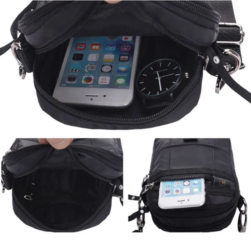 Мужская водонепроницаемая оксфордская сумка-мессенджер на плечо, мужская сумка для путешествий на ремне, маленькая поясная сумка, сумка-кошелек для мобильного телефона