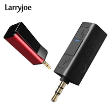 Larryjoe Bluetooth приемник 4,2 Aux 3,5 мм аудиоприемник беспроводной адаптер конвертер для наушников стерео система Автомобильная гарнитура