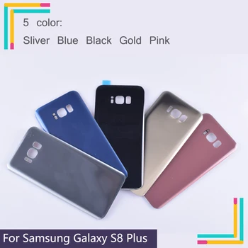 

50Pcs/lot For Samsung Galaxy S8+ Plus G955 G955F SM-G955F Housing Battery Cover Back Cover Case Rear Door Chassis Housing