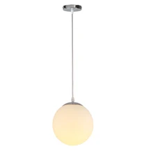 Branco Bola De Vidro Globo de Vidro Pingente Lâmpada Bar Luzes Penduradas Quarto Lâmpada Escada Luz Pingente Escada Iluminação Da Decoração pendente iluminação luz pingente teto luminária industrial decoração lustres