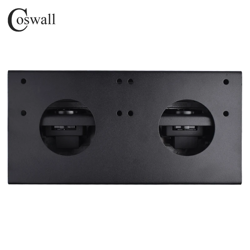 COSWALL Zinc Alloy Plate 16A Slow POP UP 3 Power