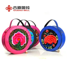 Милая женская сумка-мессенджер маленькая круглая сумка в национальном стиле косая PU Сумка на цепочке вышитая особенности вышивка гениальный дизайн