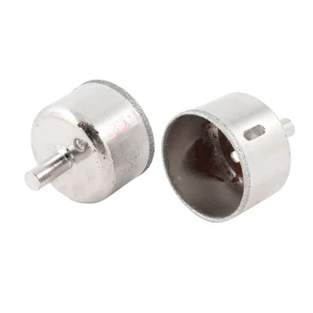 

KSOL 45mm Dia Diamond Coated Marble Glass Hole Saws Cutter 1 Pair