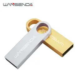 Новый металлический Usb флеш-накопитель Wansenda, мини-накопитель, 4 ГБ, 8 ГБ, 16 ГБ, 32 ГБ, 64 ГБ, 128 ГБ, маленькая флешка, карта памяти, Бесплатная