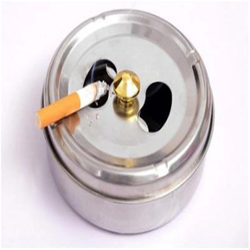 Creative Home New Practical Smoking Accessories Stainless Steel Ashtray