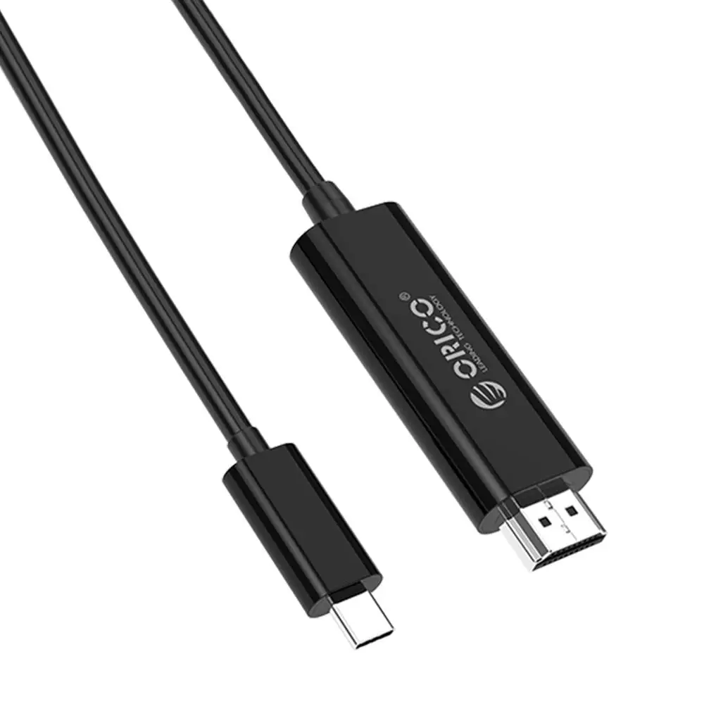 ORICO USB C кабель HDMI-HDMI 4 K 1080 P 3D Тип C кабель для samsung S8 S9 Hawei 10 P20 HD ТВ игры MacBook USB-C HDMI адаптер - Цвет: Type C