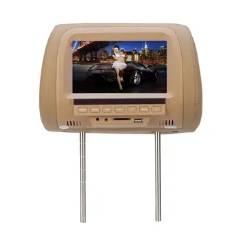 

7 Inch Car Headrest Monitor Multi Media Player Built-in Speakers MP5 Player Support USB/FM