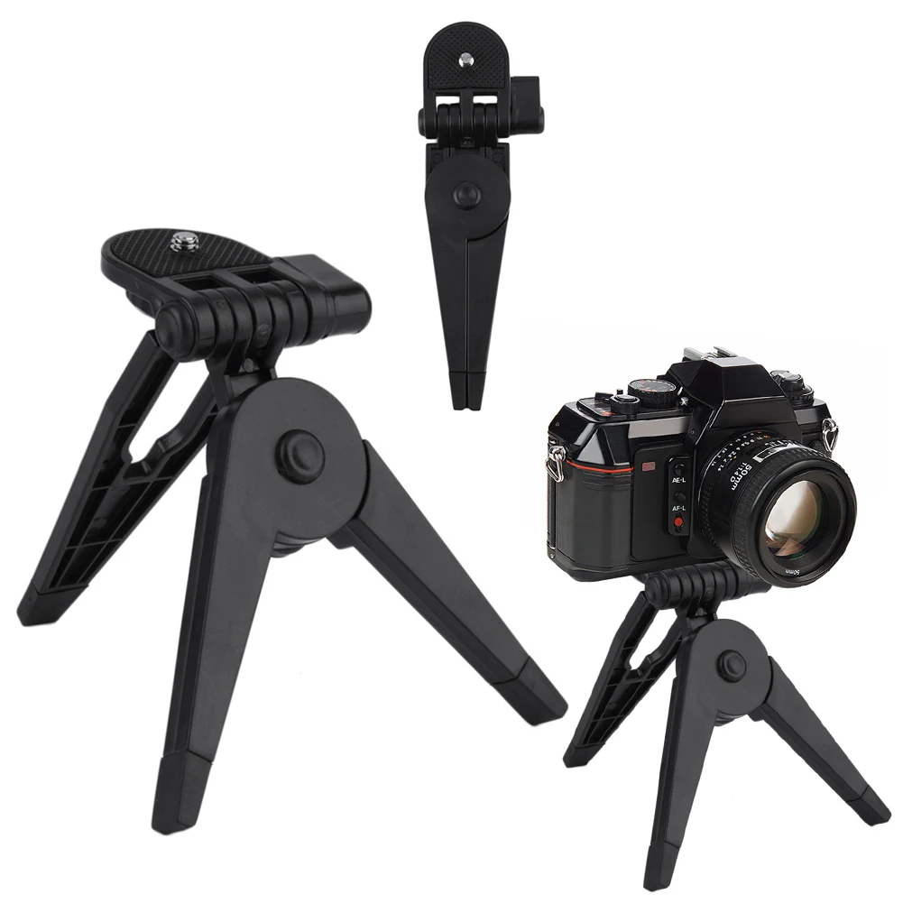 

ALLOYSEED Desktop Tripod Plastic Camera 1/4 Screw Mount Adapter Tripod Stabilizer Stand Bracket For GoPro/Yi/SJCam/Mobile Phone