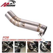 FOR cbr500 CBR 500R motorcycle exhaust contact middle pipe connector for HONDA CBR500R 2012 to