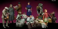 1:35 scale resin model kit resin figure model soldier A3140 big set 9 figures
