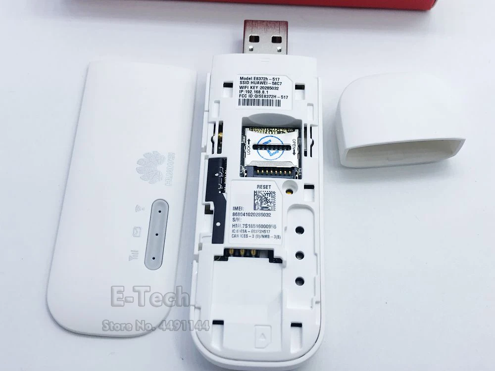 Разблокированный huawei E8372 E8372h-517 Mifi 4G Dongle USB модем Поддержка 10 Wifi пользователей LTE модем 4g Wifi слот для sim-карты