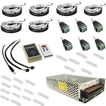 

Dream color Magic 6803 LED Strip RGB 5050 20m 30m 10m 5m Waterproof IP67 133 change + IC6803 RF Controller + Power adapter