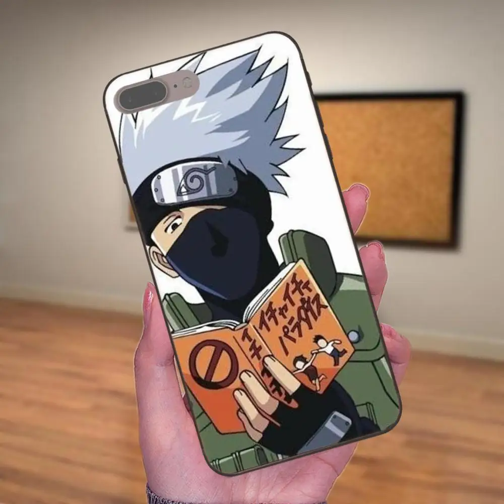 Для Apple iPhone 4 4S 5 5S SE 6 6S 7 8 Plus X XS Max XR мягкие чехлы из кожи японского аниме Наруто
