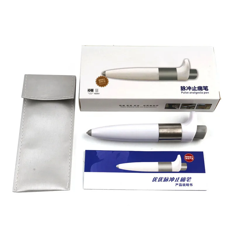 

Portable Size Analgesia Pen Handhled Electronic Pulse Body Pain Relief Acupuncture Point Massage Pen Parent Gift Hot