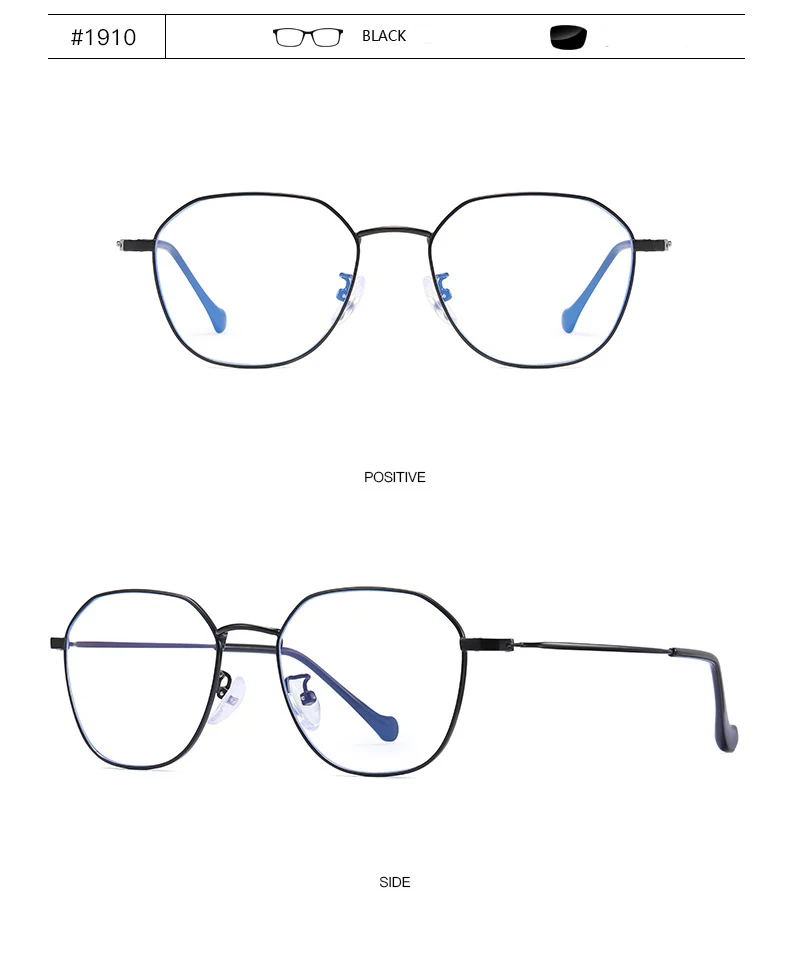 VCKA, для женщин, анти-синий светильник, очки, сплав, очки для чтения, защитные очки, очки для игр, для мужчин, защита экрана, очки, lunette - Цвет оправы: 7