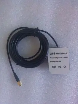 

(5 pieces/lot)1575.42MHz SMA plug GPS Active Antenna Aerial Connector Cable for Dash DVD GPS free shipping