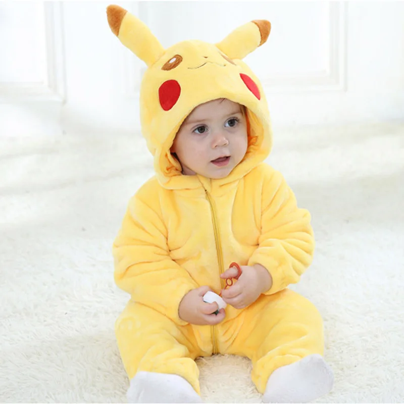 ピカチュウ着ぐるみベビーカバーオールアニメコスプレ衣装かわいい幼児パジャマ暖かいソフトスーツ冬のホームウェアファンシー 家族お揃いコーデ Aliexpress ピカチュウ着ぐるみベビーカバーオールアニメコスプレ衣装かわいい幼児パジャマ暖かいソフトスーツ冬のホームウェアファンシー 家族お揃いコーデ Aliexpress