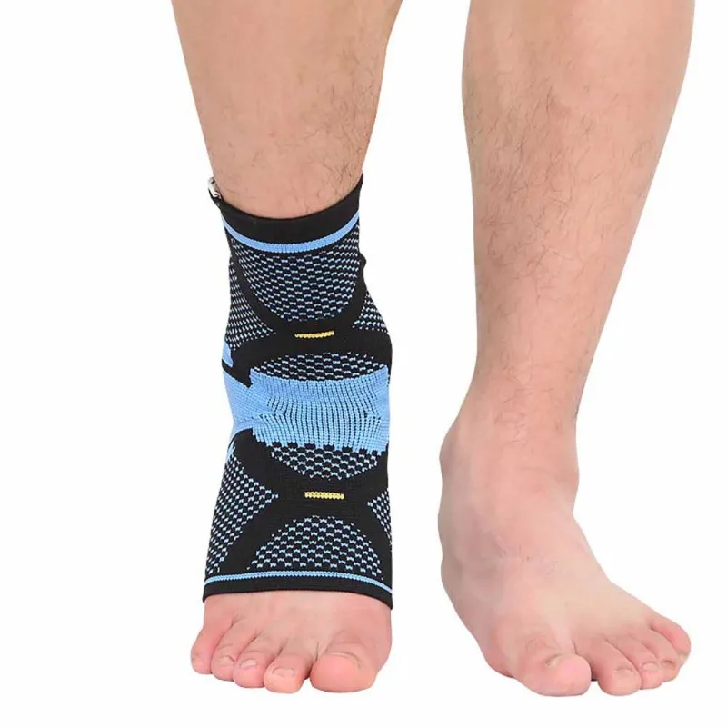 1 шт. спортивный безопасный с поддержкой лодыжки Силиконовый Эластичный сильная повязка на лодыжке эластичная Защитная поддерживающая стяжка спортивная повязка на ногу