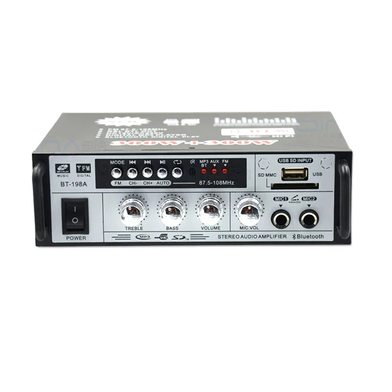 amplifier audio BT 198A 220V high power karaoke amplifier