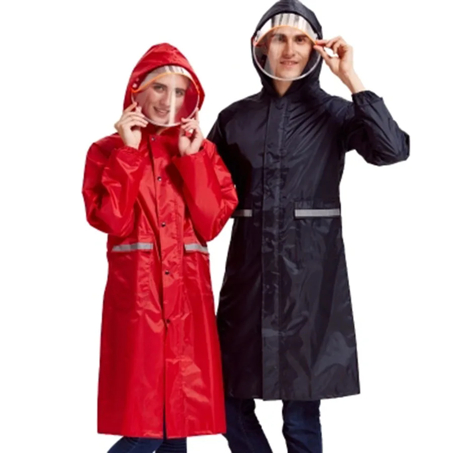 Womens Breathable Rainsuit Size Waterproof Long Rain Gear Cover ...