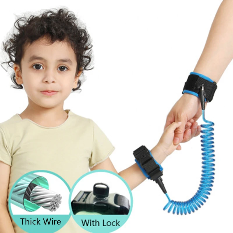 1.5 2.5m Kids Safety Harness with Lock 360 Rotary Head Adjustable